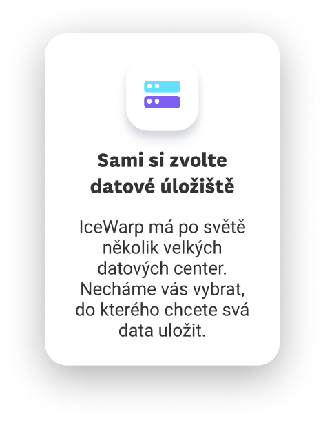 IceWarp má svá datová centra po celém světě.