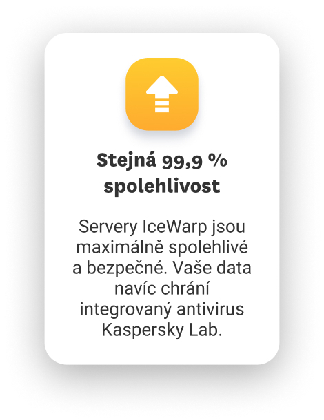 Servery s IceWarp jsou na 99,9 % bezpečné