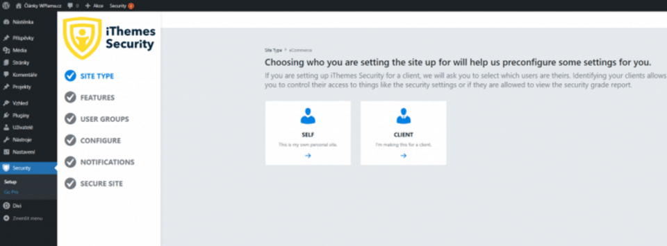 iThemes Security – Kdo Nastavuje web