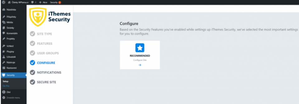 iThemes Security – Configure