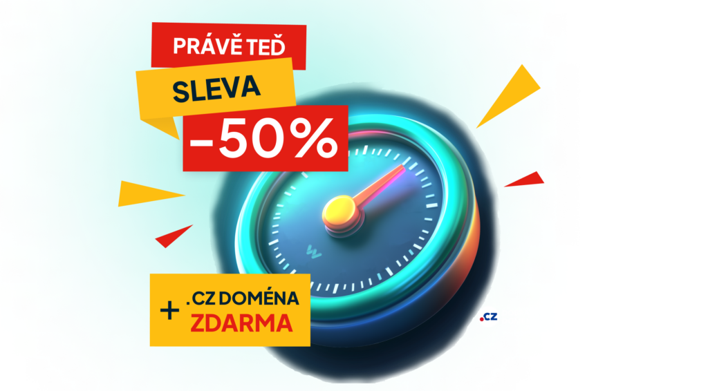 Slevy 50 % na naše služby