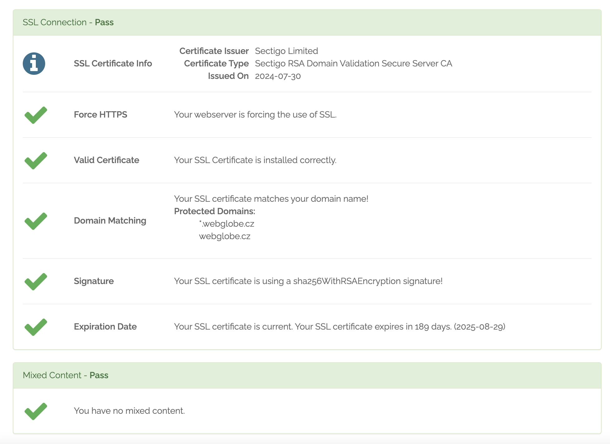 SSL test na whynopadlock.com